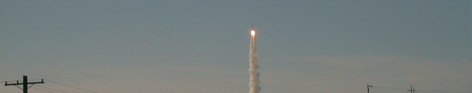 The MOPITT Terra spacecraft launch showing the Atlas IIAS lift-off on 18th December 1999 (Photo credit: Jim Drummond)