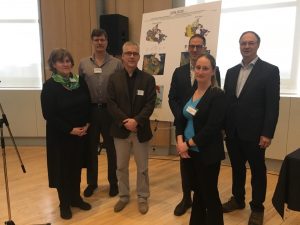 Photograph of six people, two women and four men, from the EON-ROSE symposium in Ottawa.