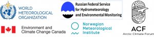 Logos of participating Arctic meteorological organizations